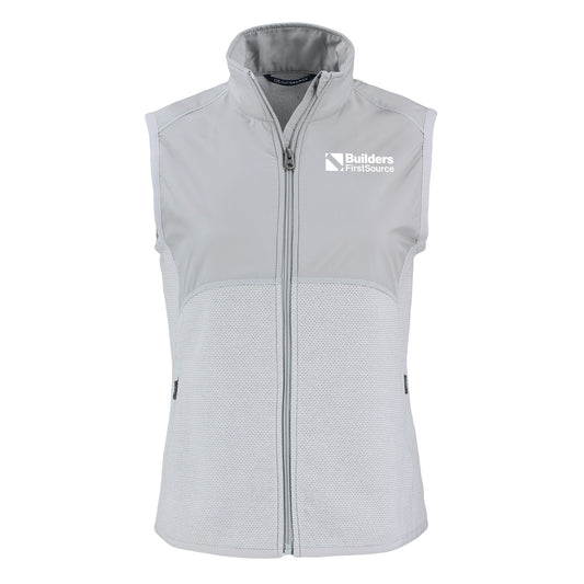 Cutter & Buck - Hunts Point Recycled Fleece Ladies' Hybrid Full Zip Vest