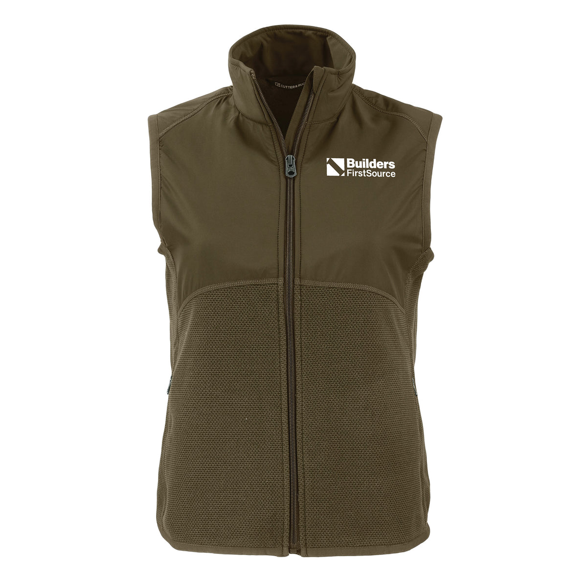 Cutter & Buck - Hunts Point Recycled Fleece Ladies' Hybrid Full Zip Vest