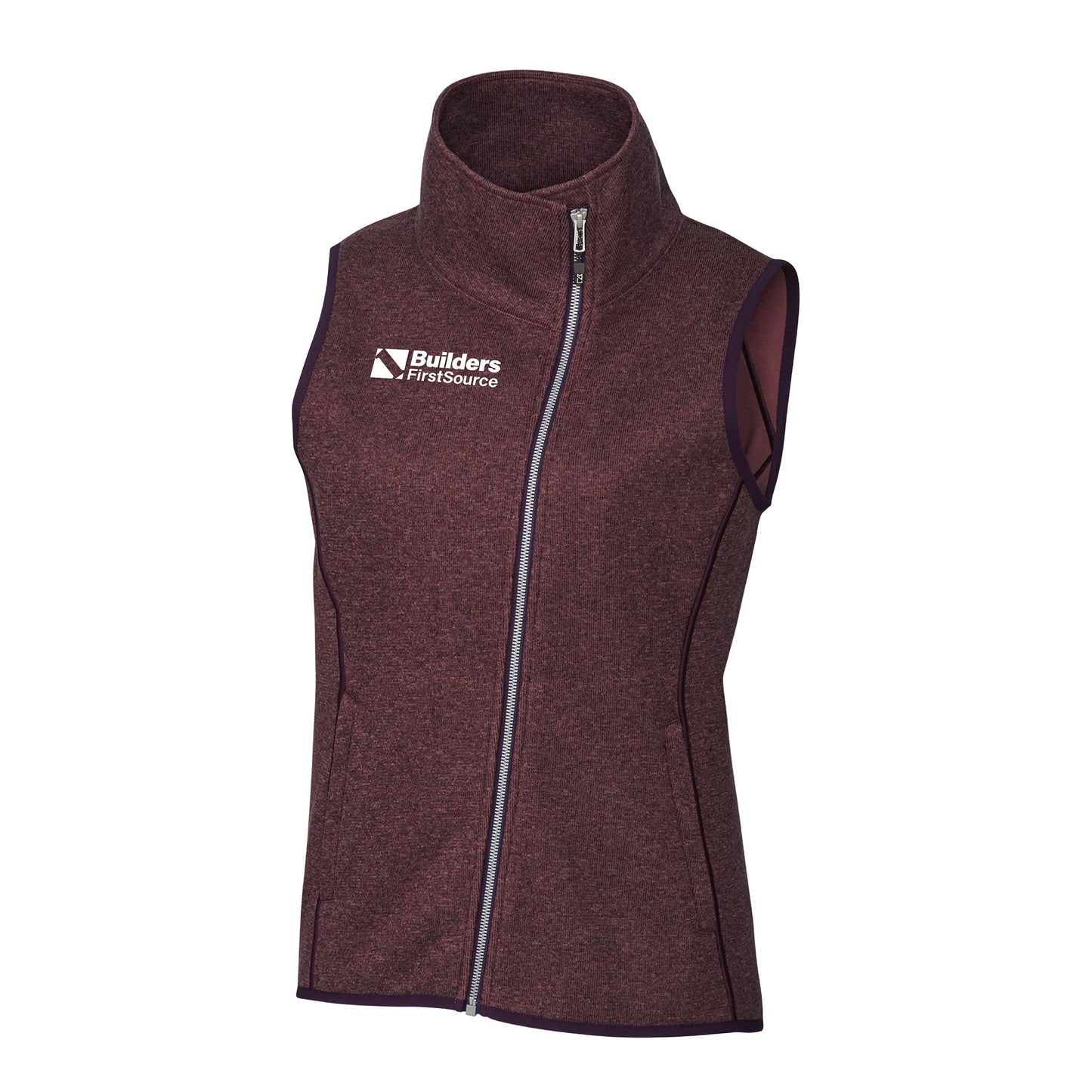 Cutter & Buck - Mainsail Sweater Knit Ladies' Asymmetrical Vest