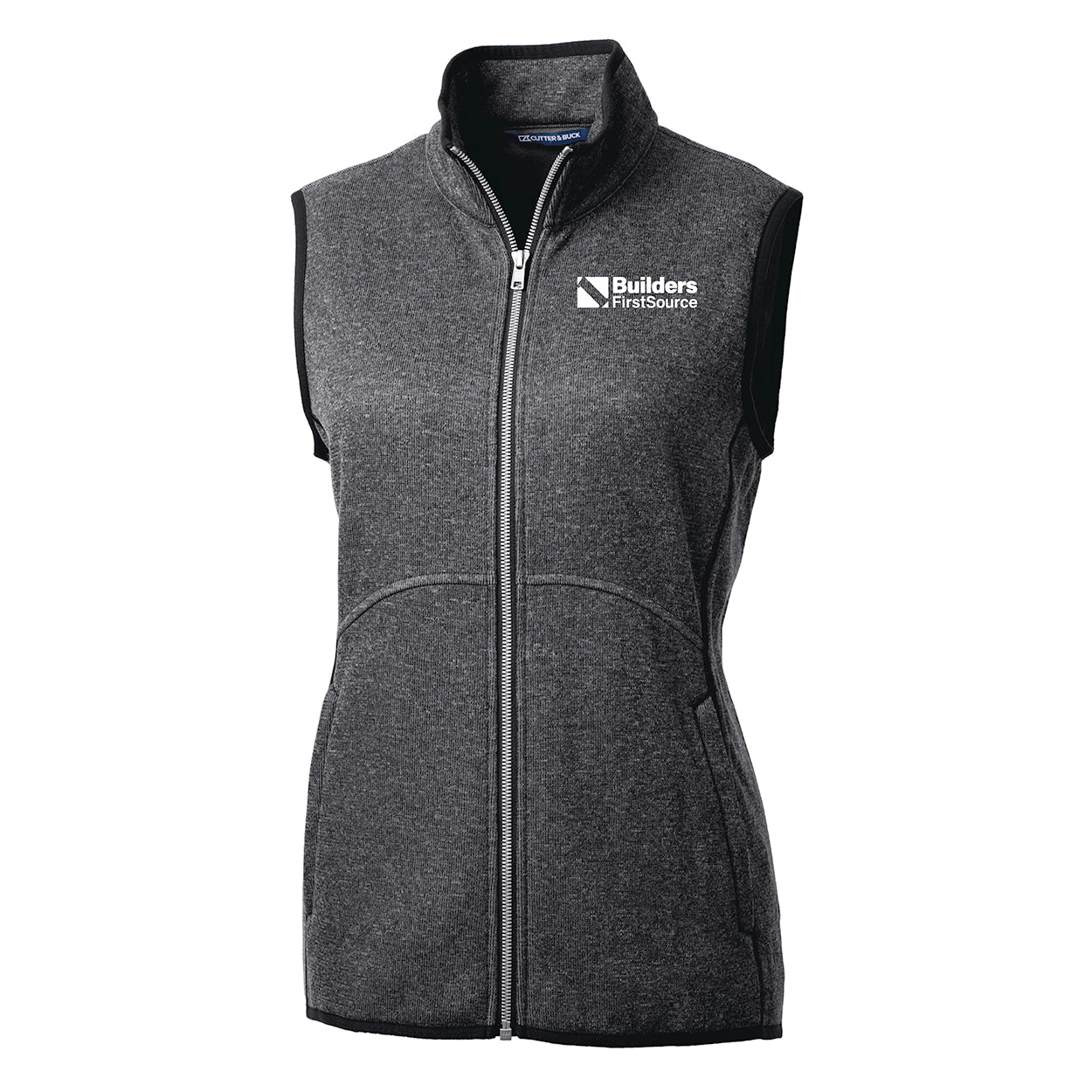 Cutter & Buck Mainsail Sweater Knit Ladies' Full Zip Vest