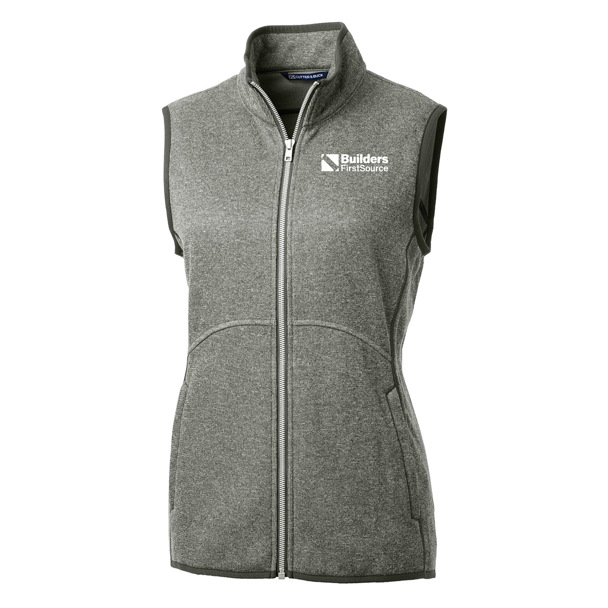 Cutter & Buck Mainsail Sweater Knit Ladies' Full Zip Vest
