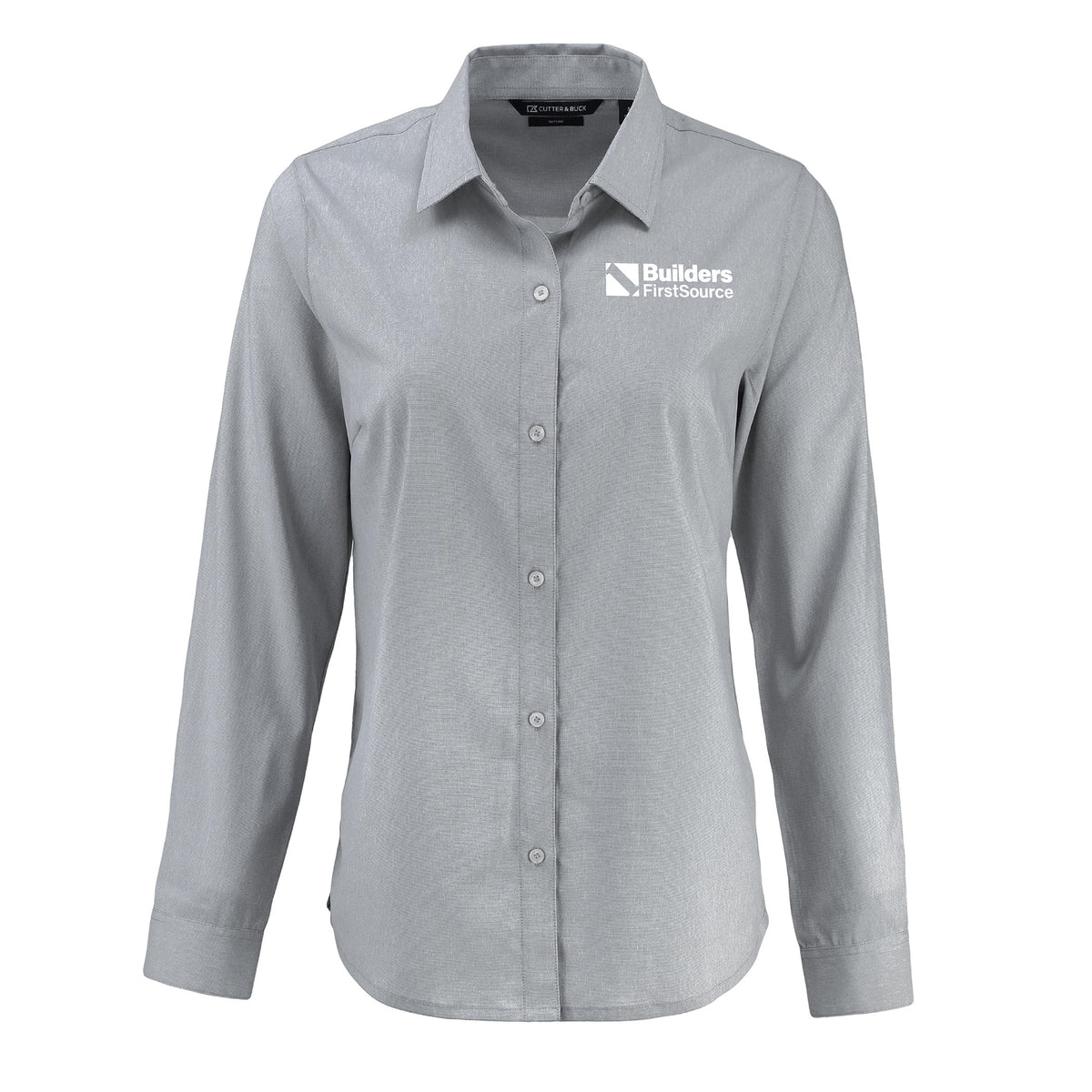 Cutter & Buck - Skyline End on End Recycled Long Sleeve Ladies' Dress Shirt