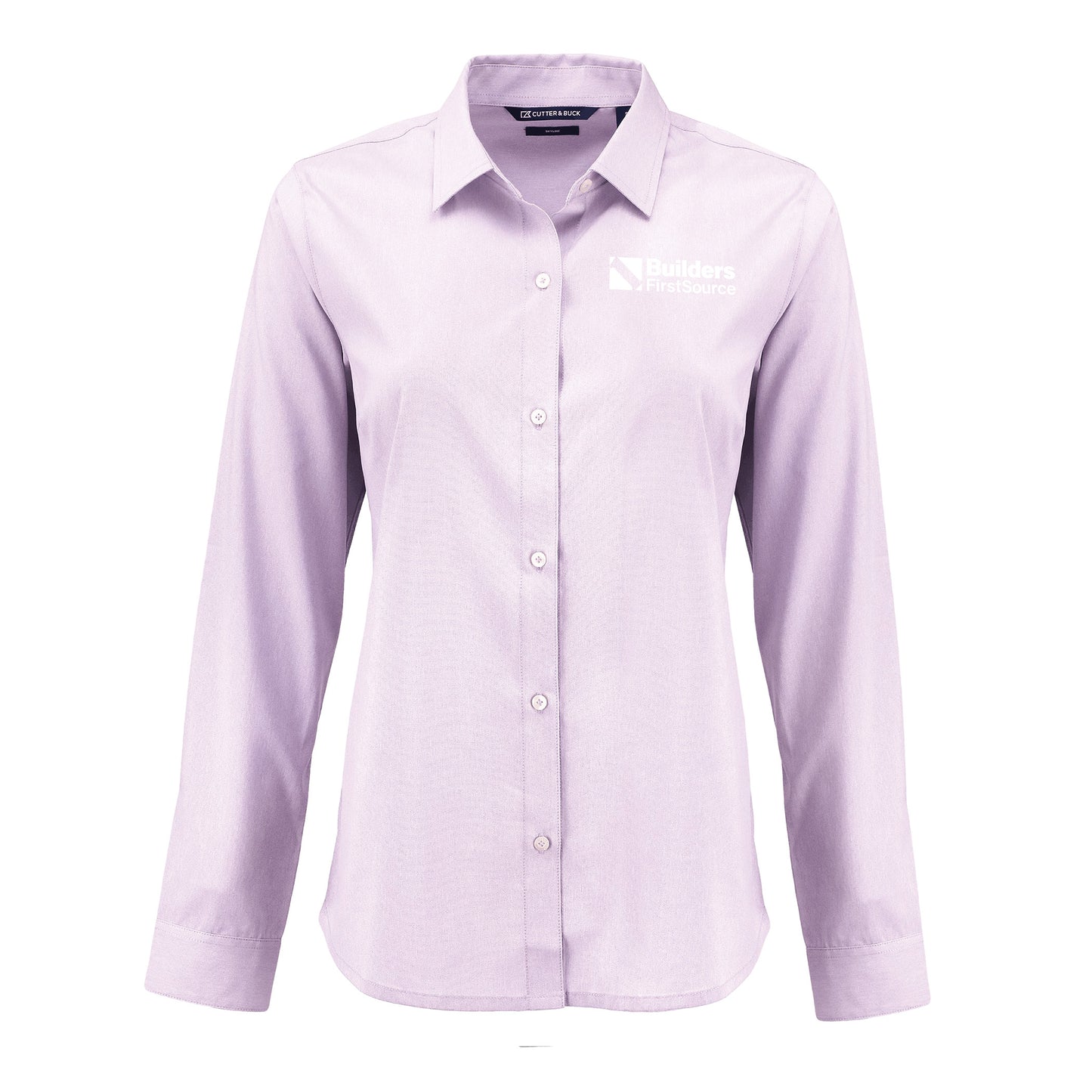 Cutter & Buck - Skyline End on End Recycled Long Sleeve Ladies' Dress Shirt