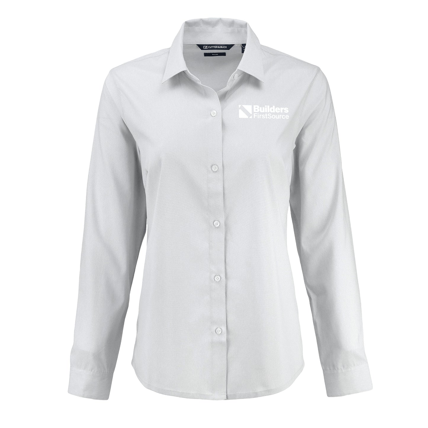 Cutter & Buck - Skyline End on End Recycled Long Sleeve Ladies' Dress Shirt