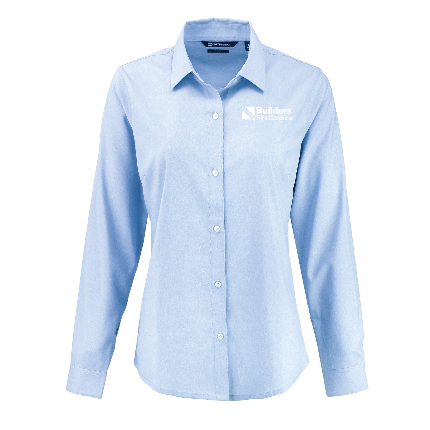 Cutter & Buck - Skyline End on End Recycled Long Sleeve Ladies' Dress Shirt