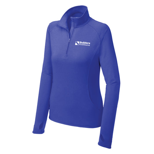 Sport-Tek Ladies Sport-Wick Stretch 1/4-Zip Pullover