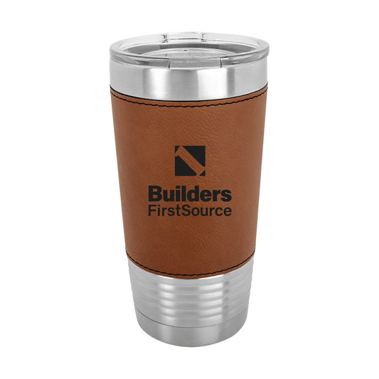 Polar Camel - 20 oz. Leatherette Tumbler W/Lid