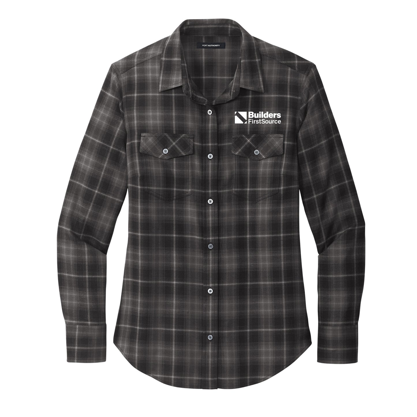 Port Authority® - Long Sleeve Ombre Ladies' Plaid Shirt