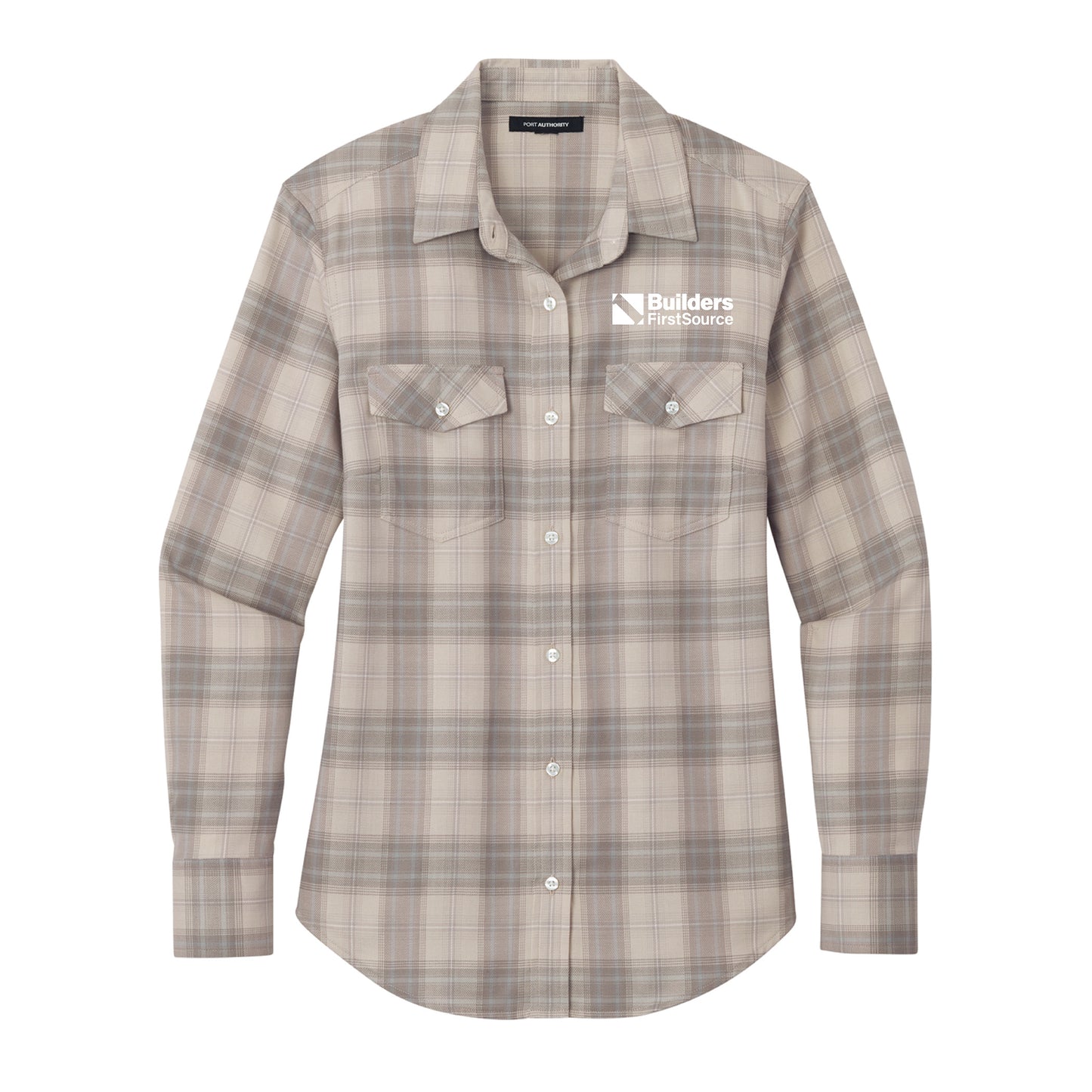 Port Authority® - Long Sleeve Ombre Ladies' Plaid Shirt