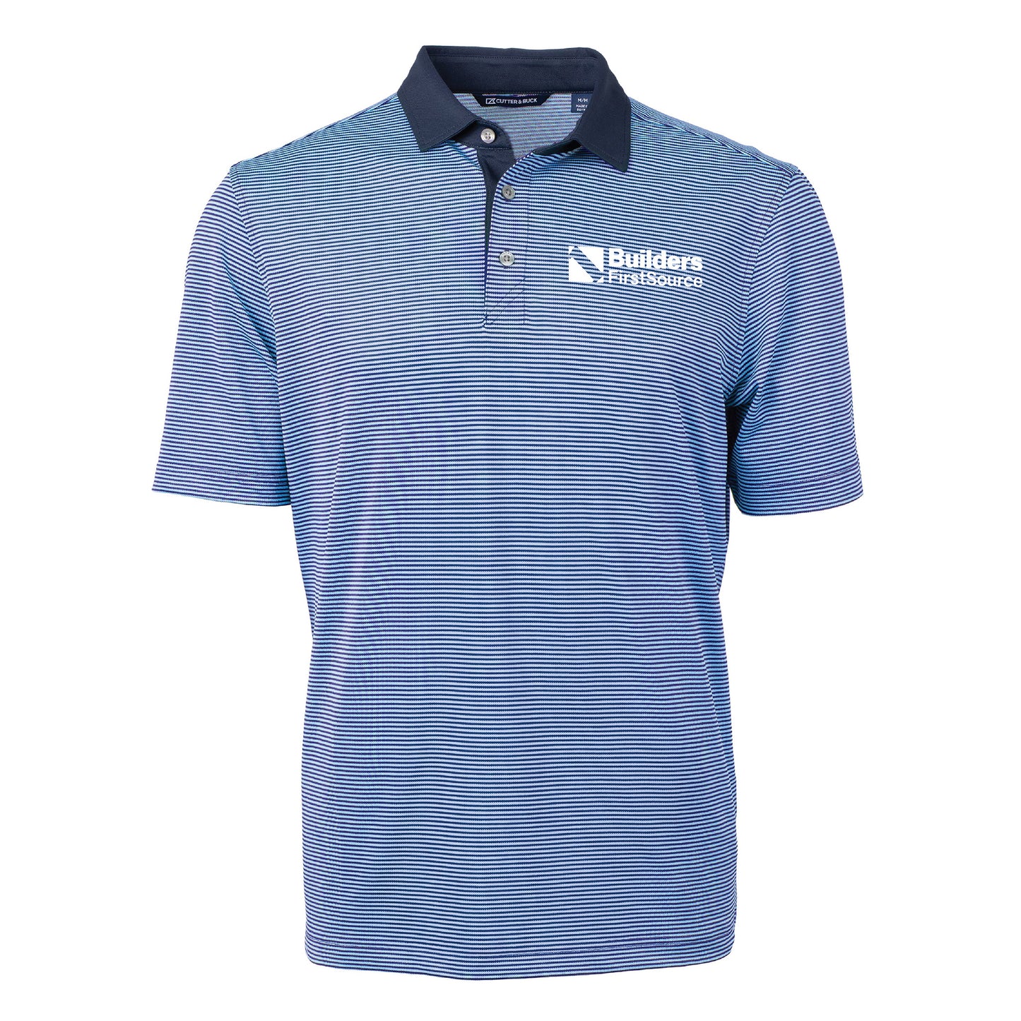 Cutter & Buck Virtue Eco Pique Micro Stripe Recycled Men's Polo