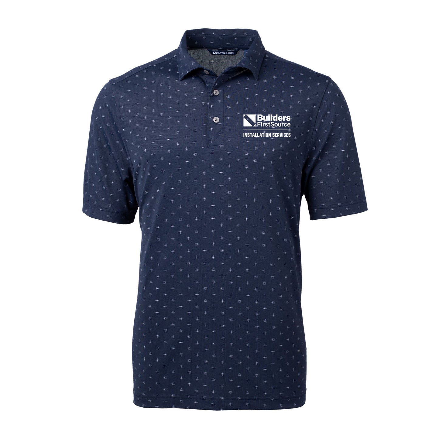 Installation Services - Cutter & Buck Virtue Eco Pique Tile Print Recycled Mens Polo
