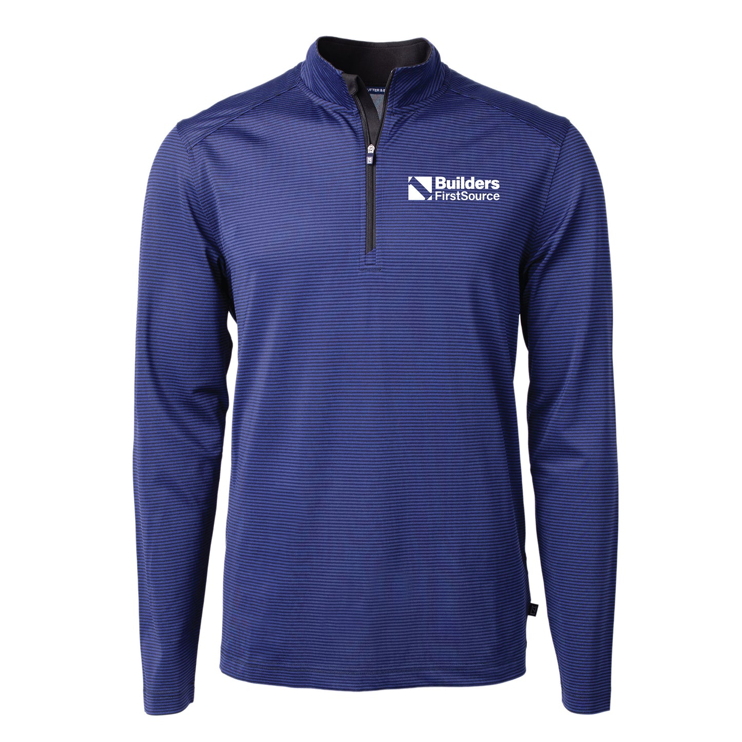 Cutter & Buck - Virtue Recycled Micro Stripe Featherlight Pique Men's Quarter Zip Pullover