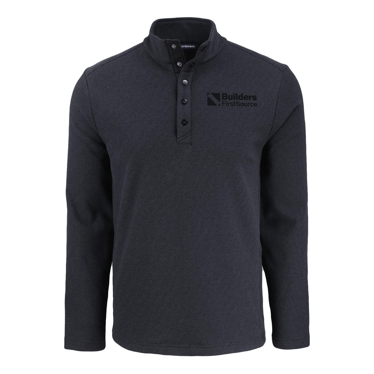 Cutter & Buck - Hunts Point Recycled Fleece Men's Hybrid Snap Placket Pullover