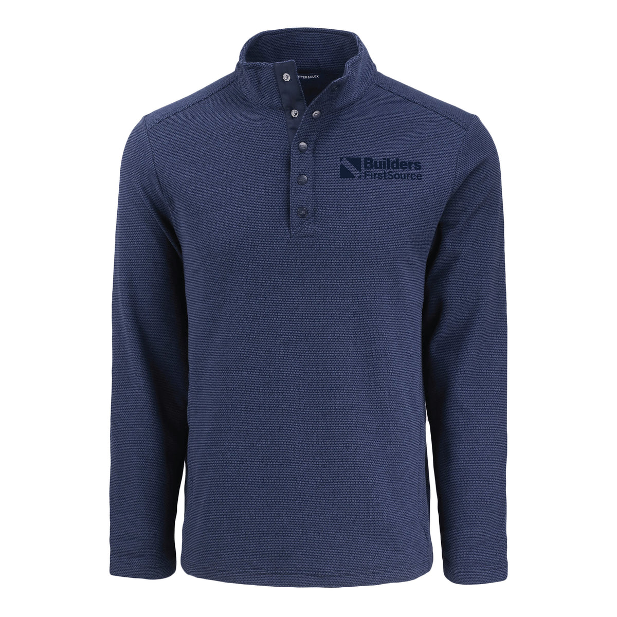 Cutter & Buck - Hunts Point Recycled Fleece Men's Hybrid Snap Placket Pullover