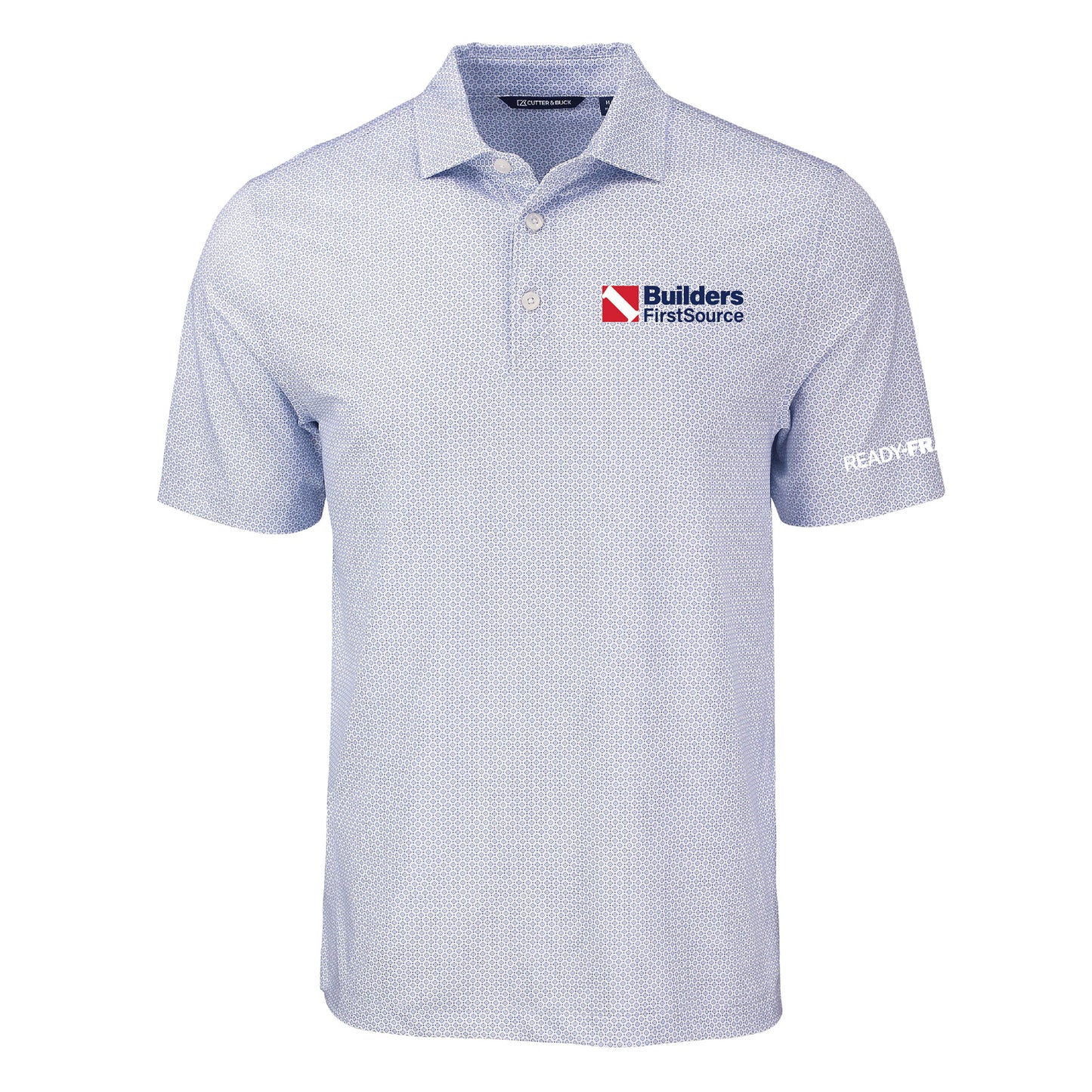READY-FRAME Cutter & Buck - Pike Eco Diamond Dot Print Recycled Men's Polo