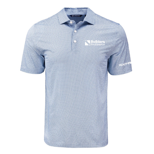 READY-FRAME Cutter & Buck - Pike Eco Diamond Dot Print Recycled Men's Polo