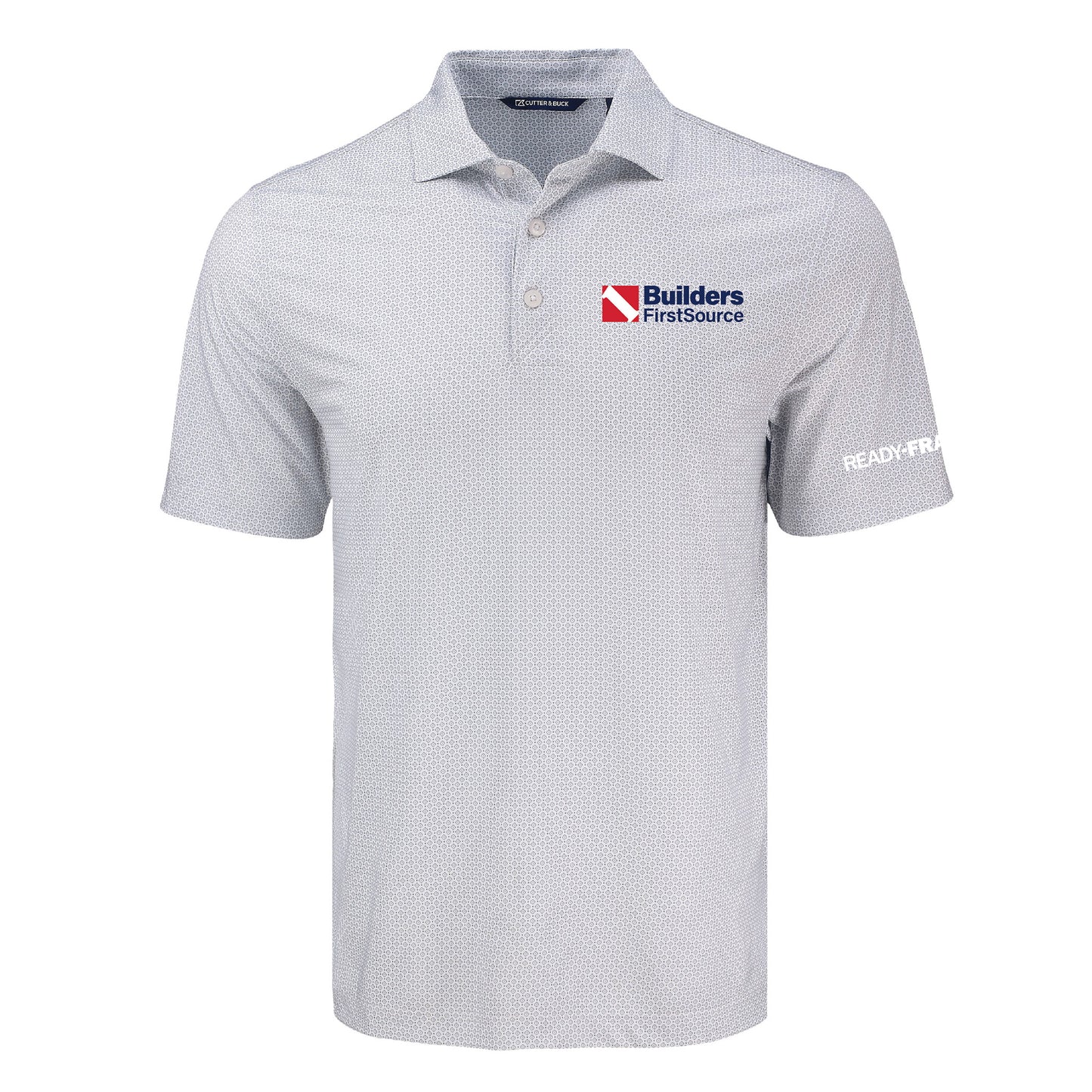 READY-FRAME Cutter & Buck - Pike Eco Diamond Dot Print Recycled Men's Polo