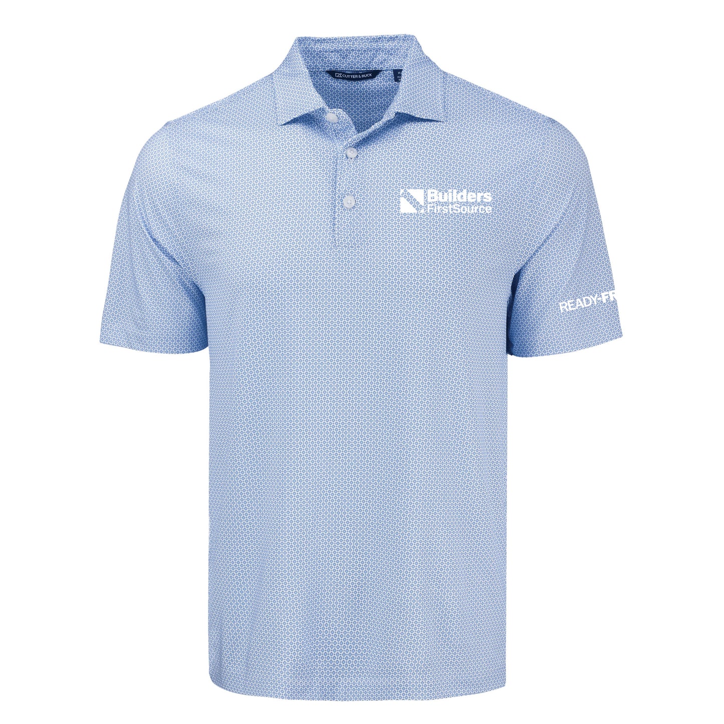 READY-FRAME Cutter & Buck - Pike Eco Diamond Dot Print Recycled Men's Polo
