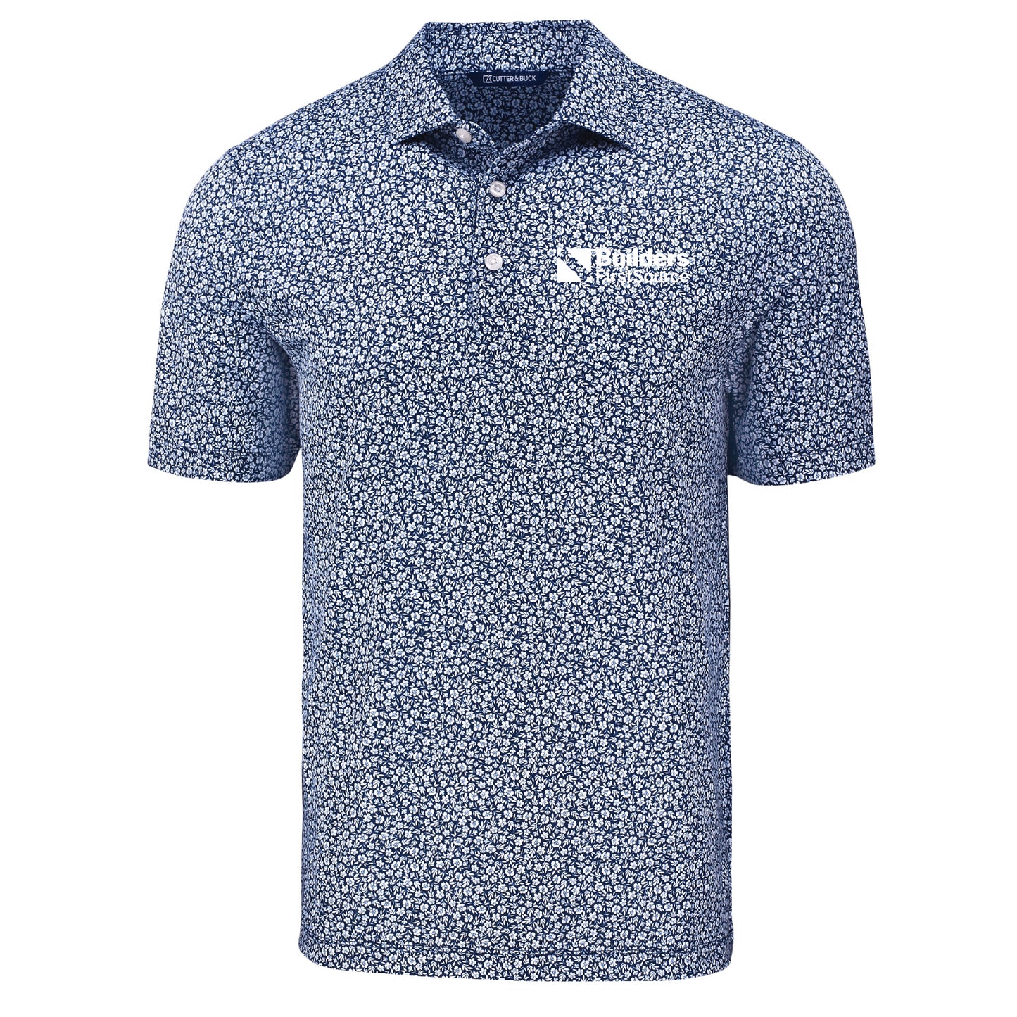 Cutter & Buck Pike Eco Flora Print Mens Polo