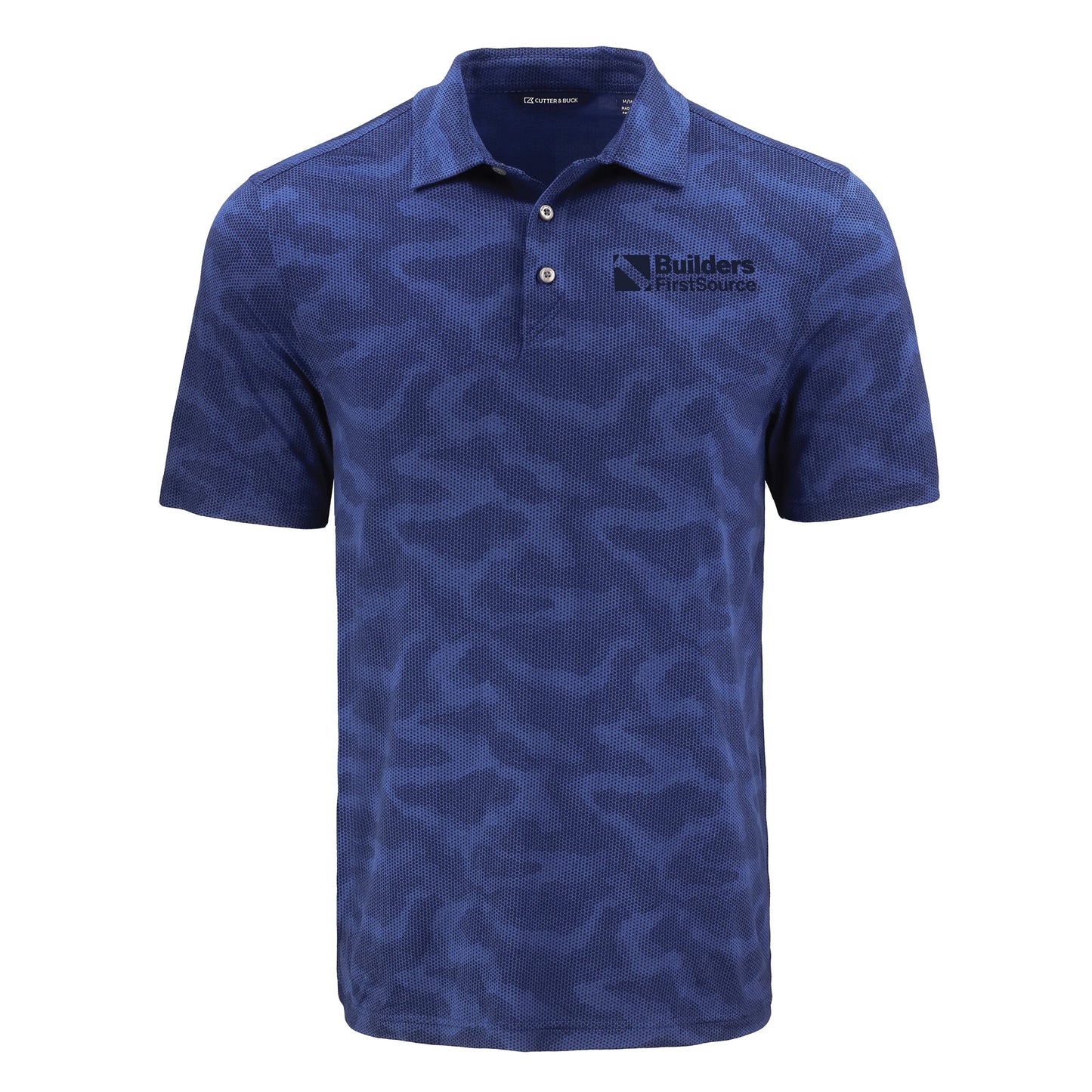 Cutter & Buck - Coastline Recycled Double Peached Camo Print Men's Polo
