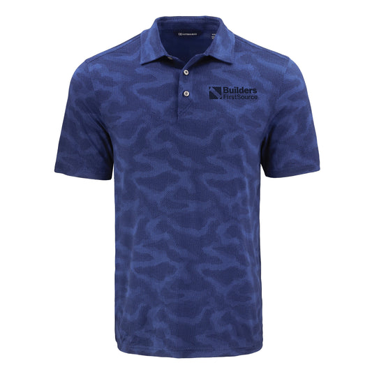 Cutter & Buck - Coastline Recycled Double Peached Camo Print Men's Polo