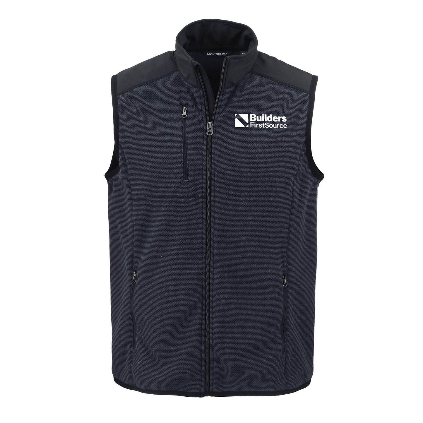 Cutter & Buck - Hunts Point Recycled Fleece Men's Hybrid Full Zip Vest