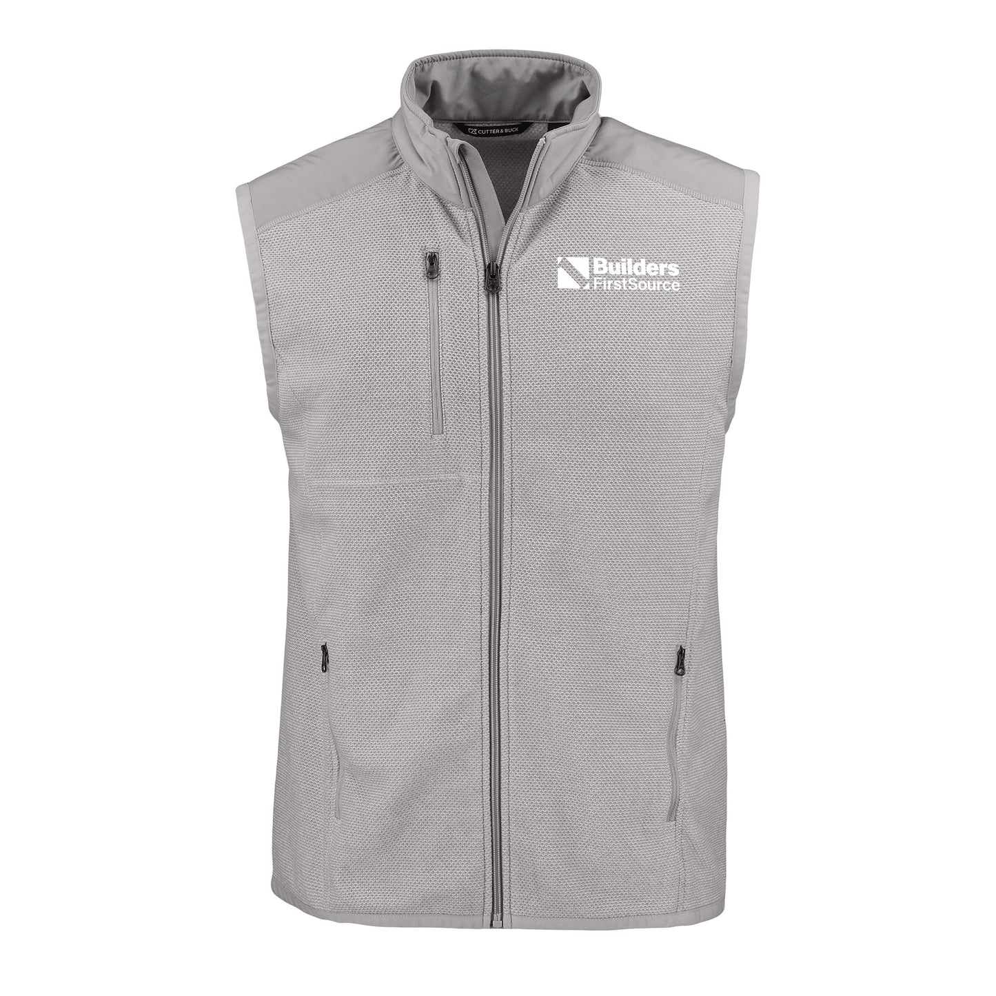 Cutter & Buck - Hunts Point Recycled Fleece Men's Hybrid Full Zip Vest