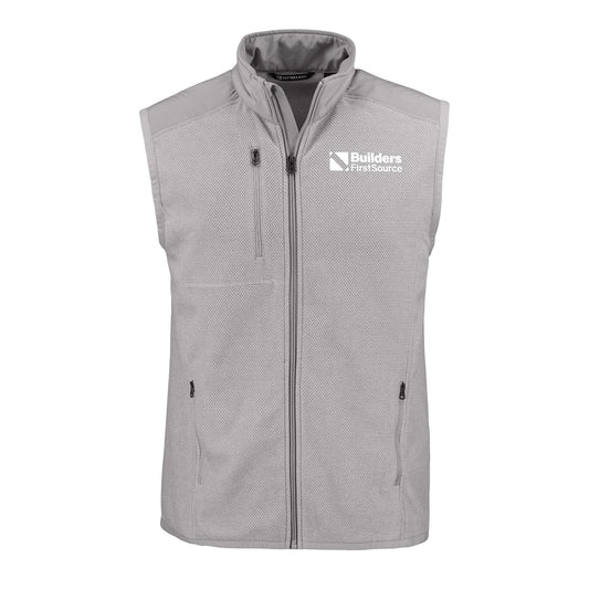 Cutter & Buck - Hunts Point Recycled Fleece Men's Hybrid Full Zip Vest