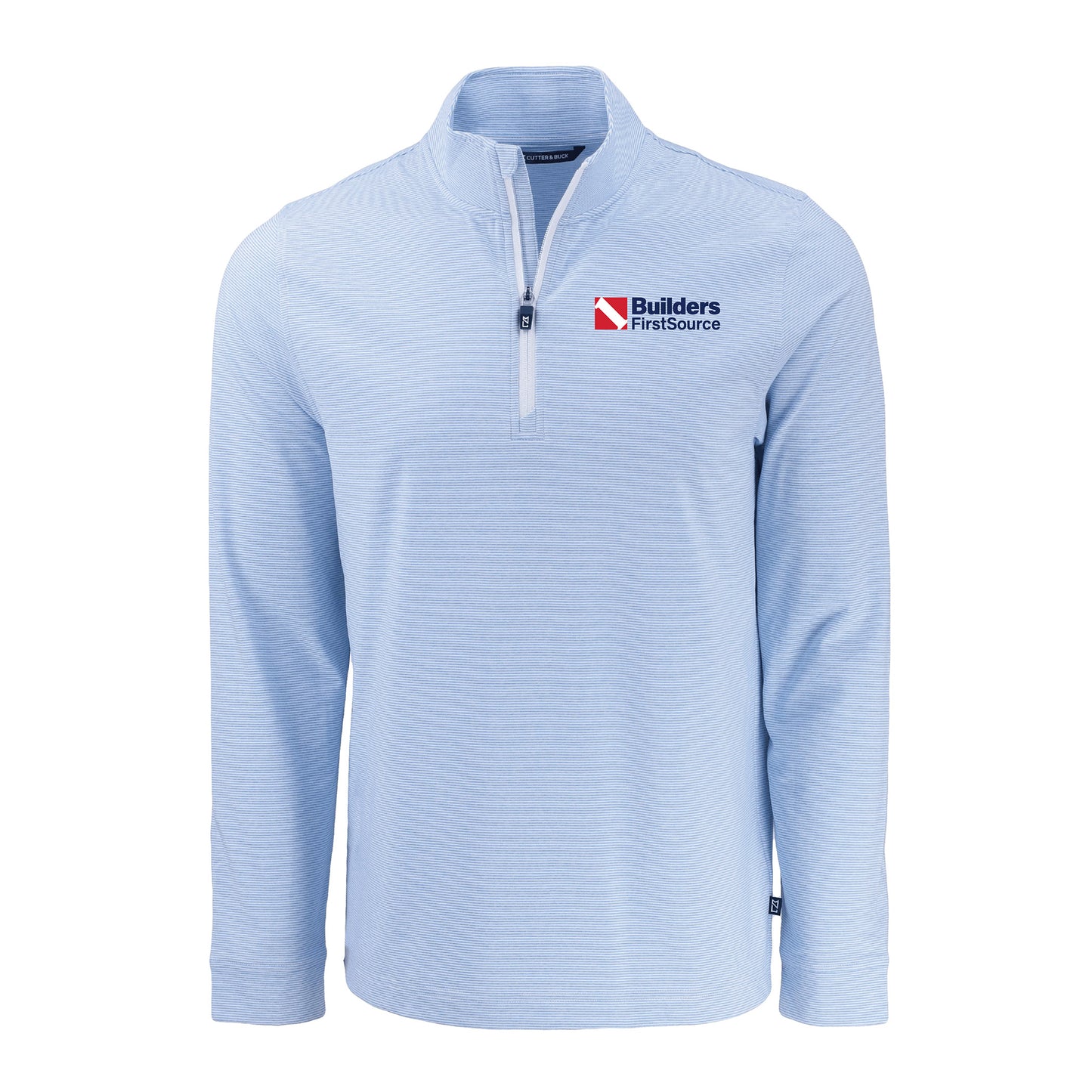 Cutter & Buck - Adapt Recycled Soft Knit Stripe Men's Quarter Zip Pullover