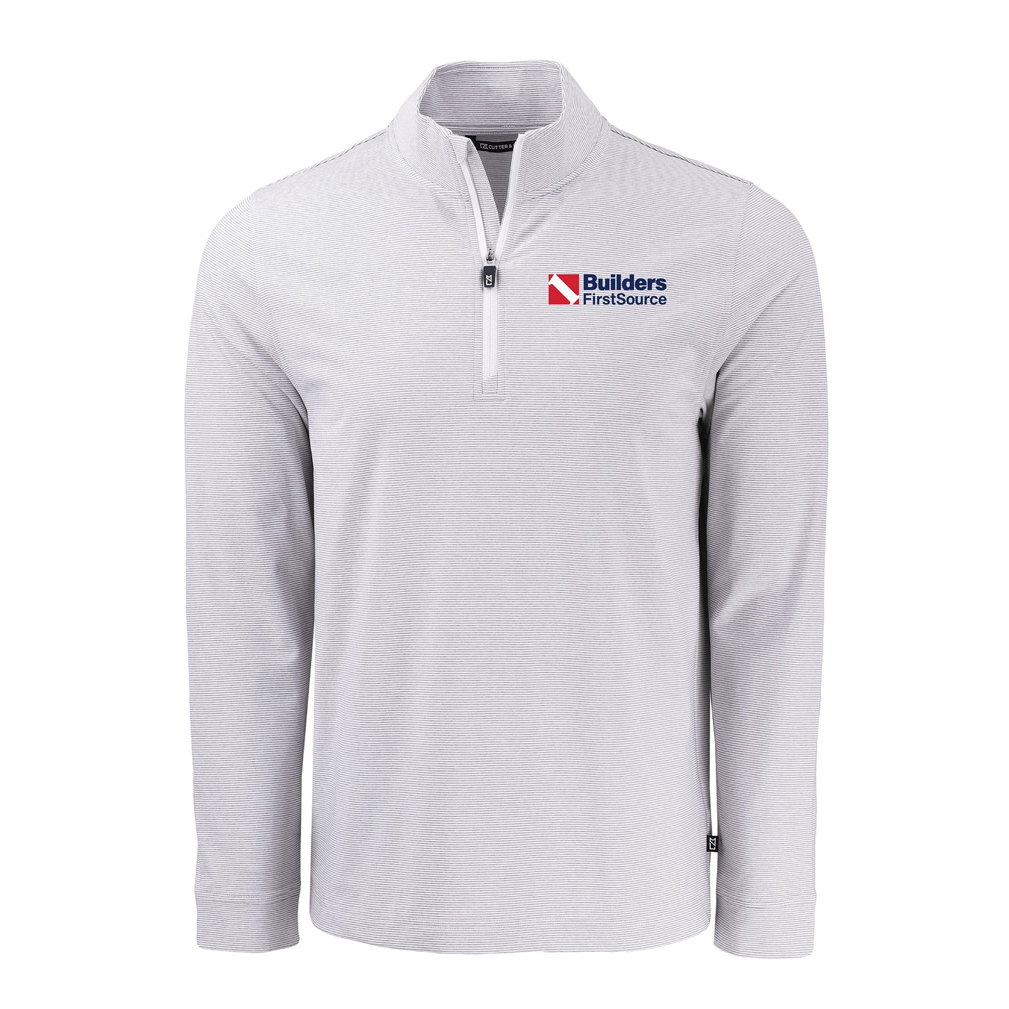 Cutter & Buck - Adapt Recycled Soft Knit Stripe Men's Quarter Zip Pullover