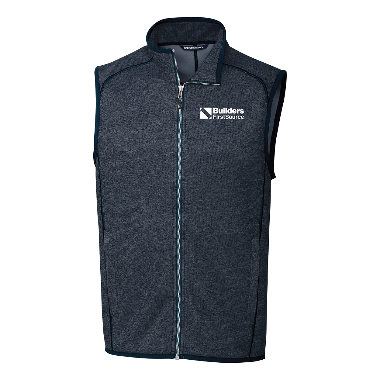 Cutter & Buck Mainsail Sweater-Knit Mens Full Zip Vest