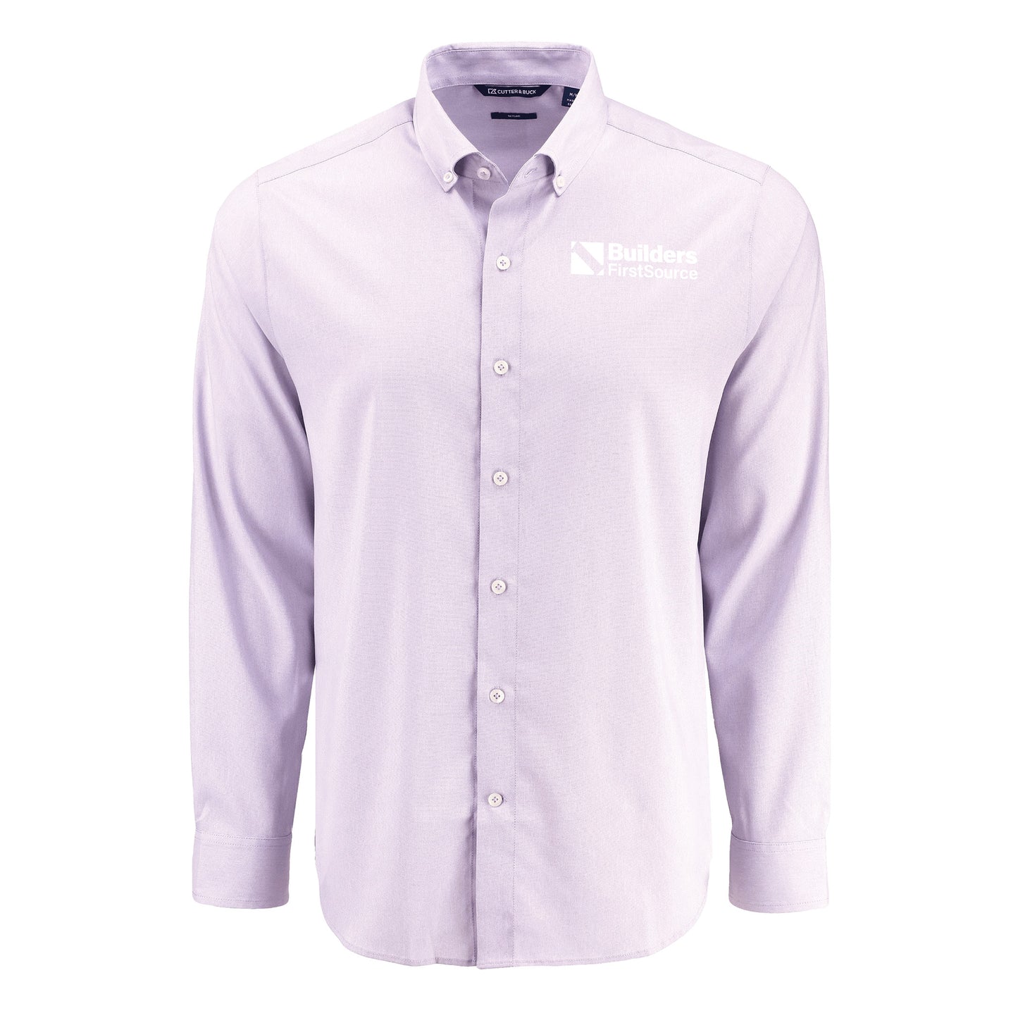 Cutter & Buck - Skyline End on End Recycled Long Sleeve Men's Dress Shirt