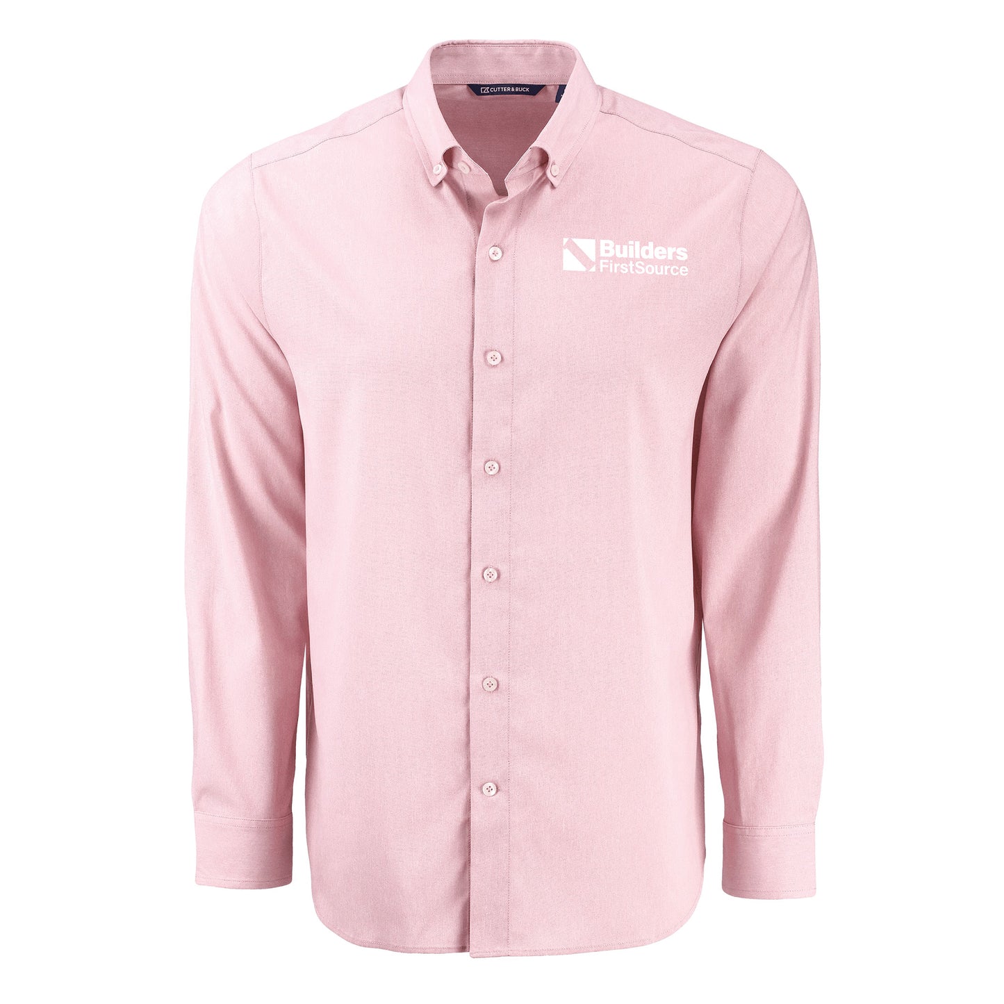 Cutter & Buck - Skyline End on End Recycled Long Sleeve Men's Dress Shirt
