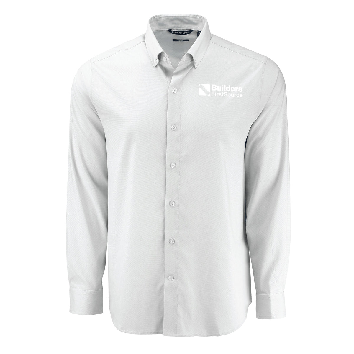 Cutter & Buck - Skyline End on End Recycled Long Sleeve Men's Dress Shirt