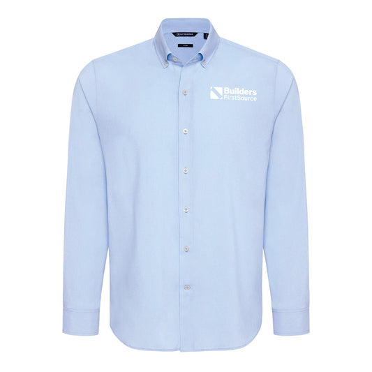 Cutter & Buck - Skyline End on End Recycled Long Sleeve Men's Dress Shirt