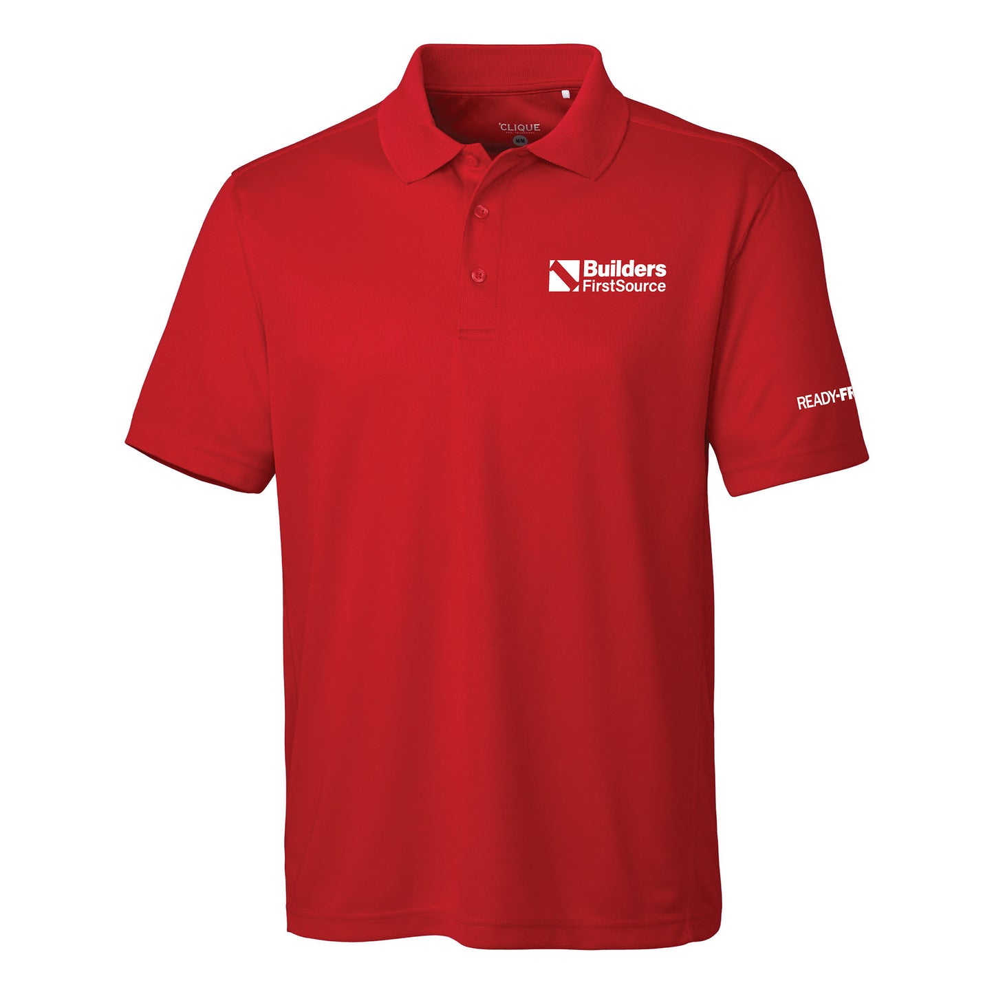 READY-FRAME - Clique Ice Pique Mens Short Sleeve Tech Polo