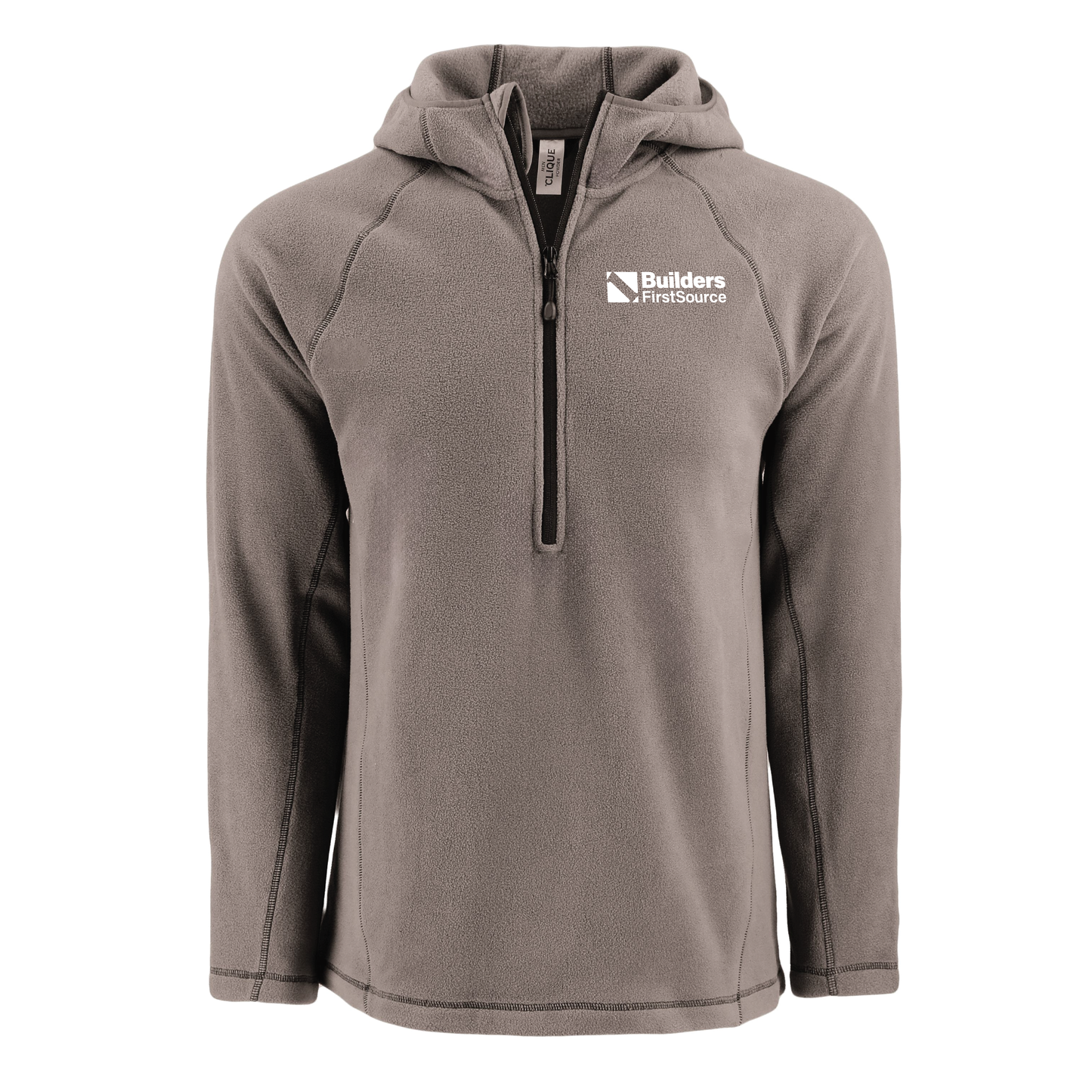 Clique - Powder Recycled Fleece Men's Half Zip Hooded Pullover