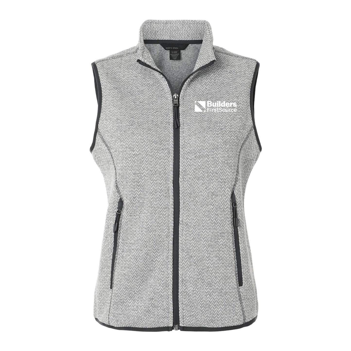 North End - Ladies' Jasper Jacquard Fleece Vest
