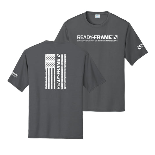 READY-FRAME - Performance USA Flag Tee