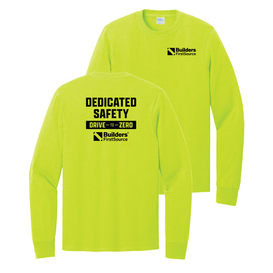 Builders FirstSource - Drive-to-Zero Long Sleeve Core Cotton Tee