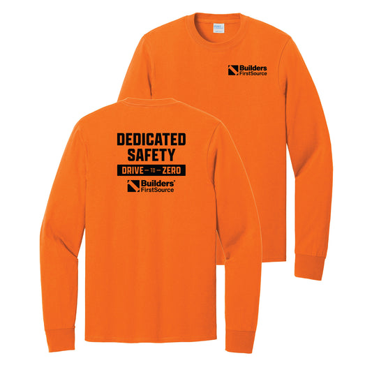 Builders FirstSource - Drive-to-Zero Long Sleeve Core Cotton Tee
