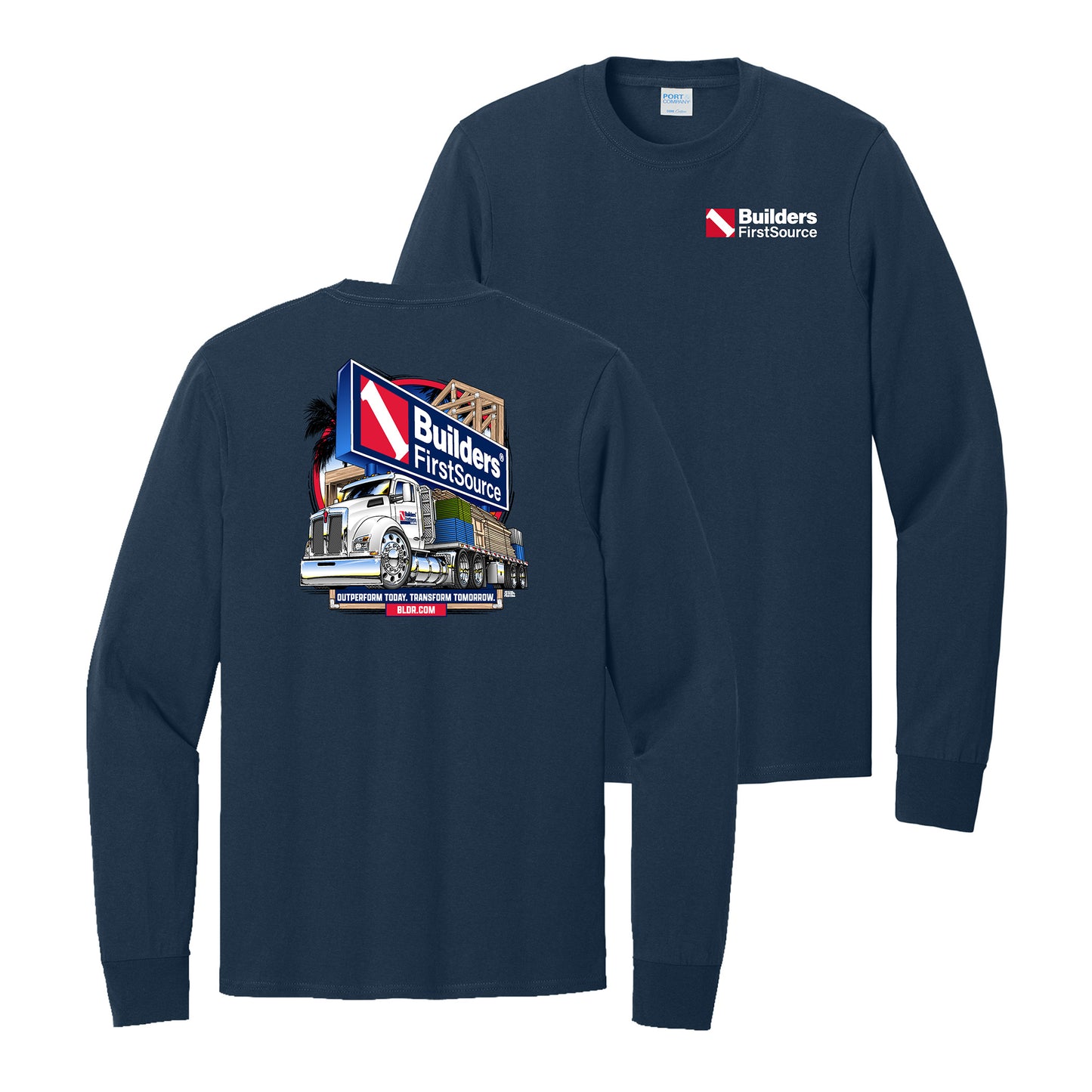 Builders FirstSource - Delivery Truck Design | T-Shirt, Long Sleeve & Hoodie