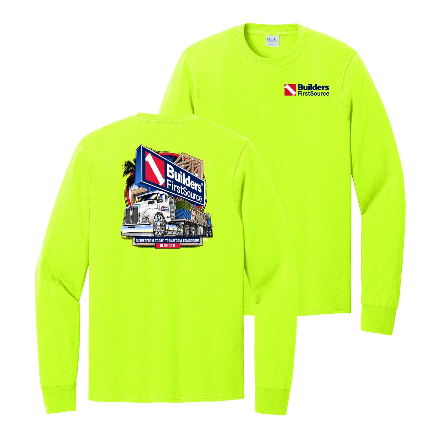 Builders FirstSource - Delivery Truck Design | T-Shirt, Long Sleeve & Hoodie
