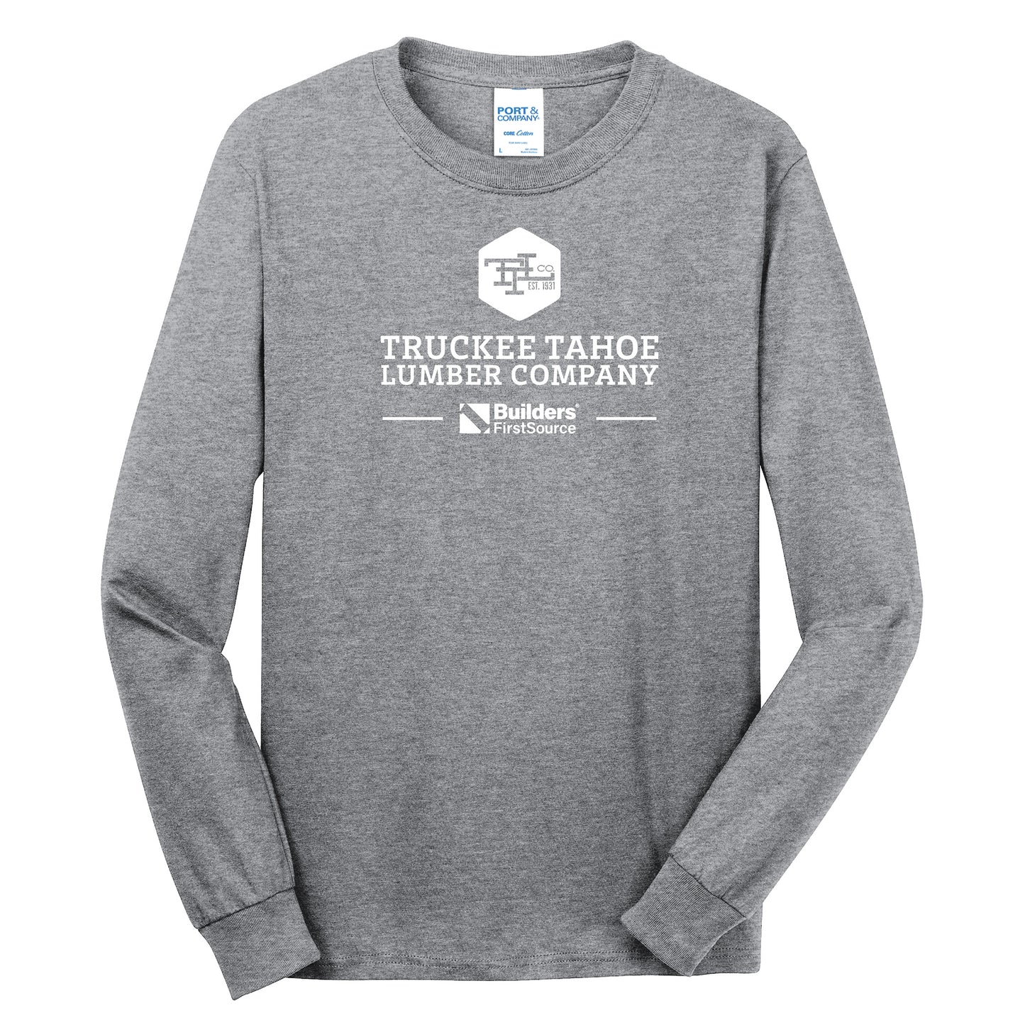 Truckee Tahoe Lumber - Long Sleeve Core Cotton Tee