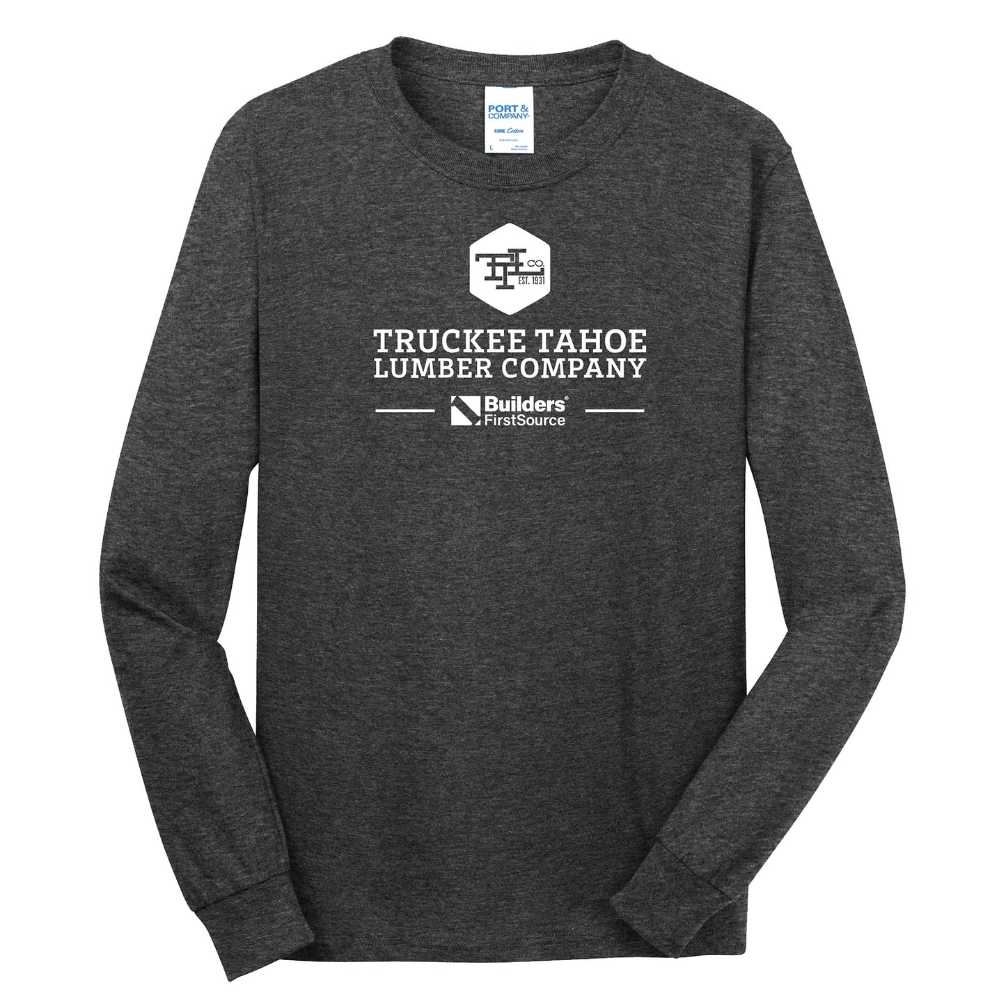 Truckee Tahoe Lumber - Long Sleeve Core Cotton Tee