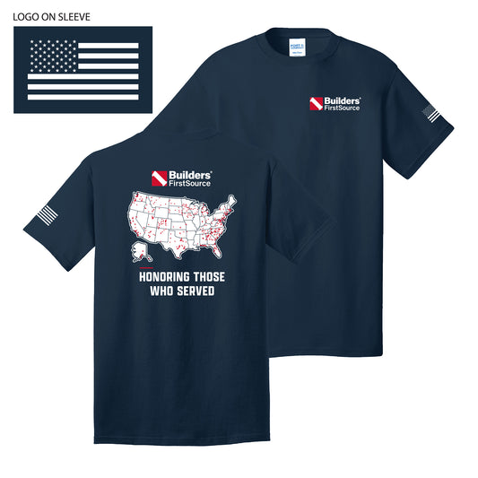 Builders FirstSource - Carry The Load Company Map Tee