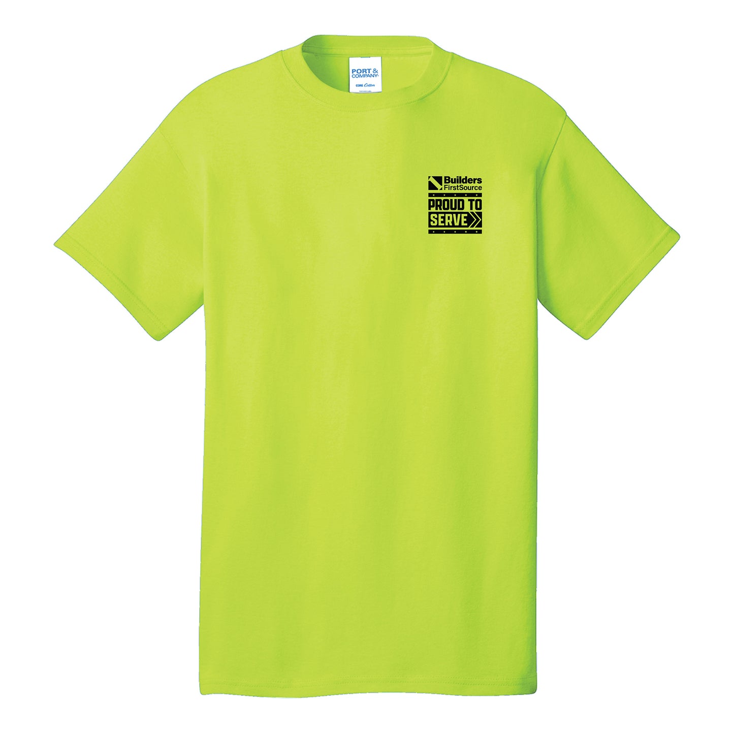 Proud to Serve - Hi-Vis Core Cotton Tee