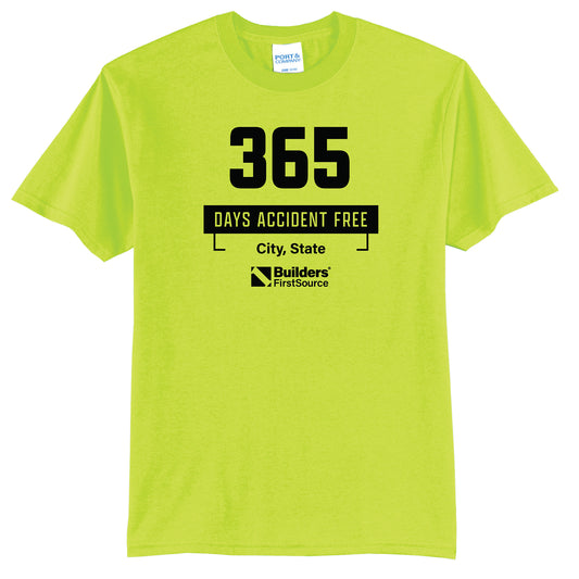 Accident Free Award - Safety Green Core Blend Tee