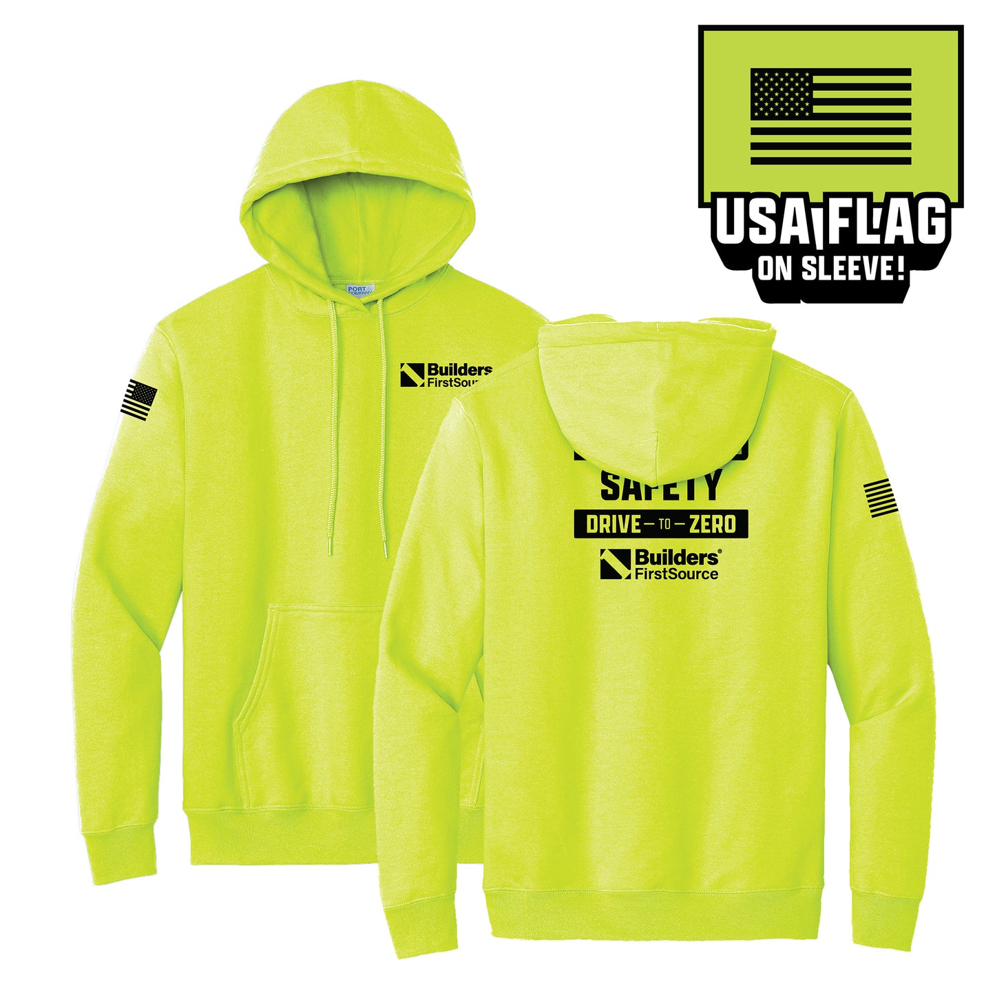 Builders FirstSource - American Flag Drive-to-Zero Gear
