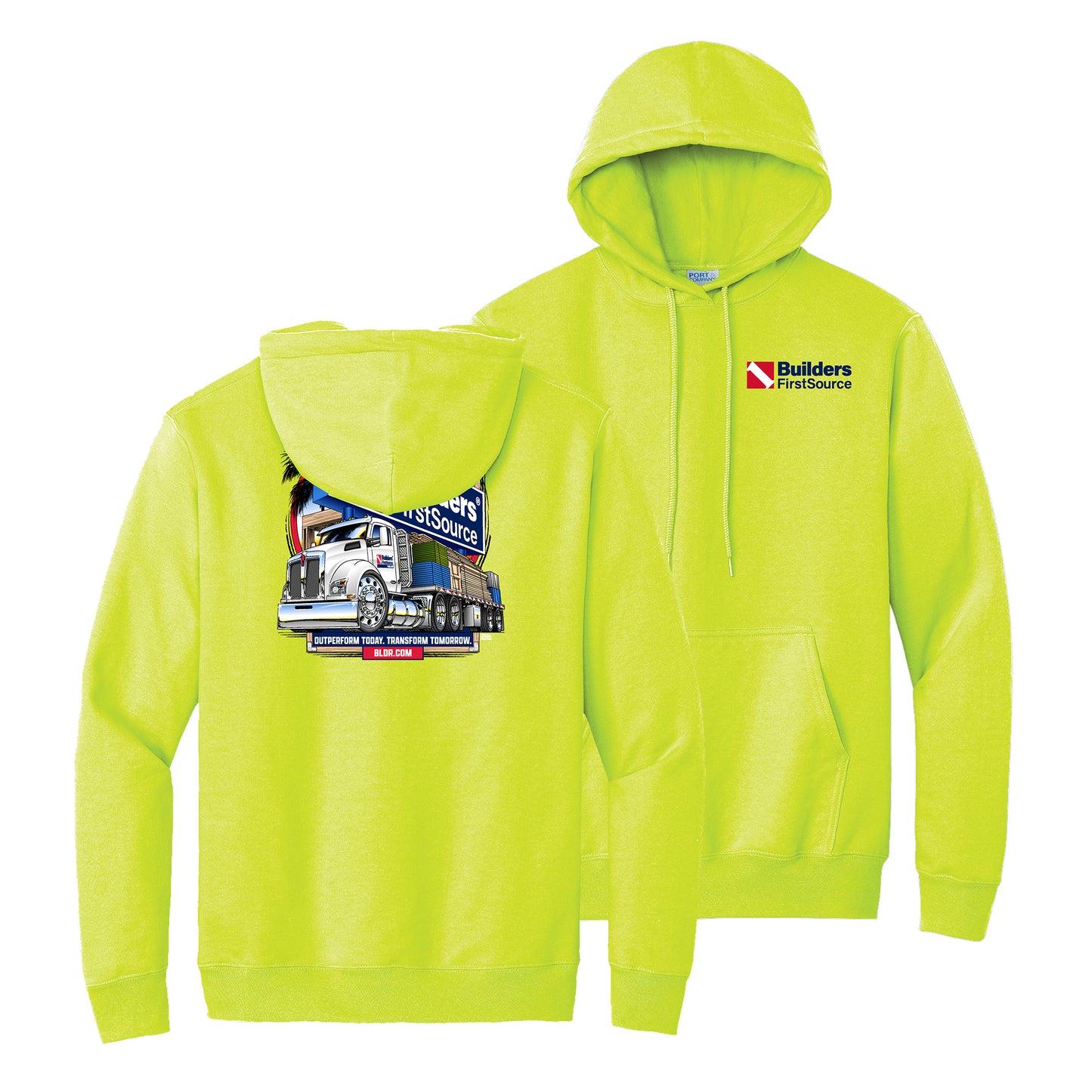 Builders FirstSource - Delivery Truck Design | T-Shirt, Long Sleeve & Hoodie